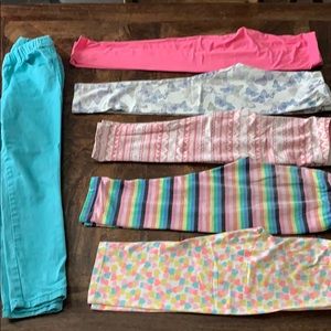 Girls 7/8 pant bundle